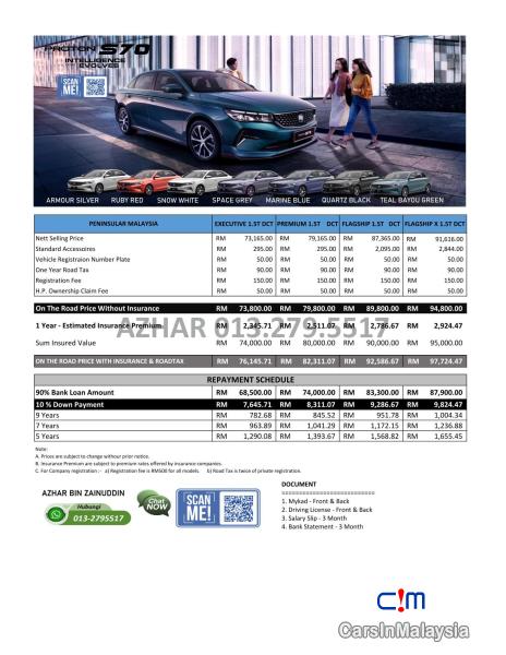 Proton Saga Standard Automatic 2025 in Malaysia