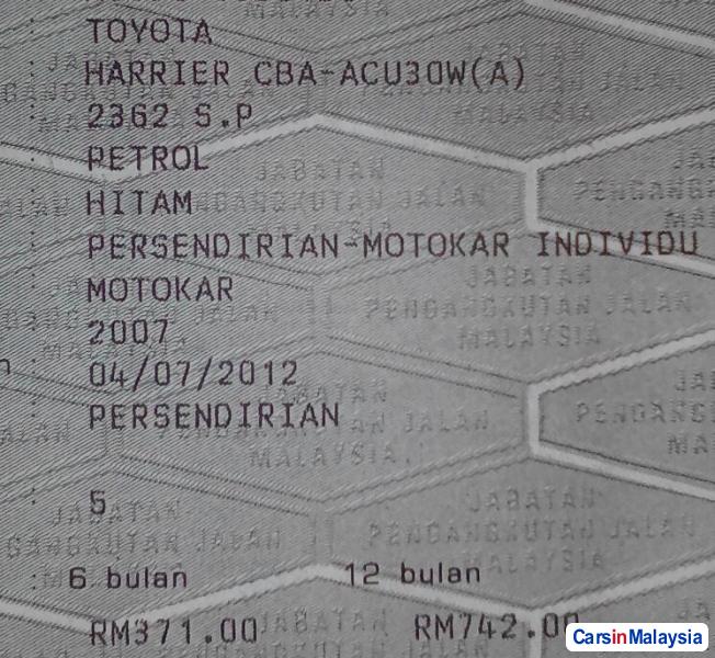 Toyota Harrier 2.4-LITER LUXURY FAMILY SUV Automatic 2012 in Selangor