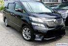 toyota vellfire 2. 4 (black) 2010/2012 kereta sambung bayar